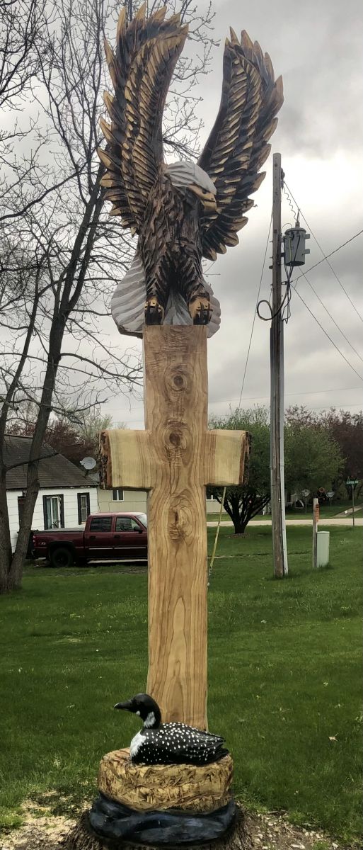 Eagle, Cross, and loon Onsite