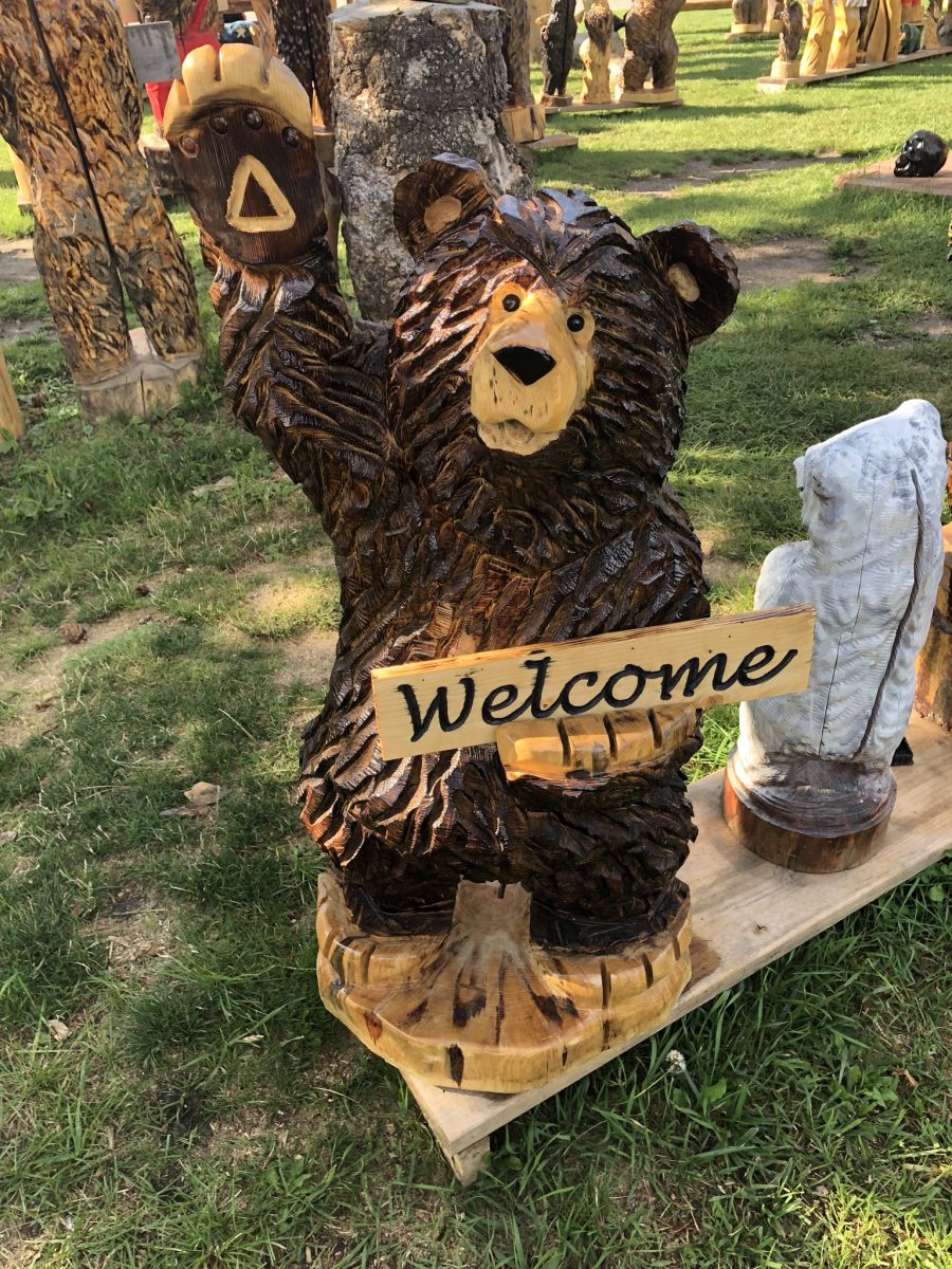 Waving Welcome Bear