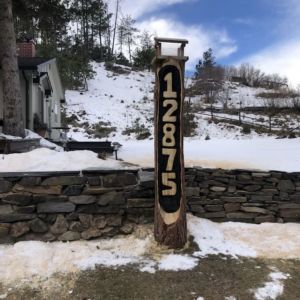 Stump with Address