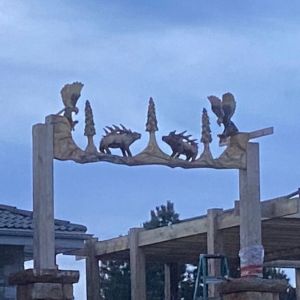 Custom Patio Archway