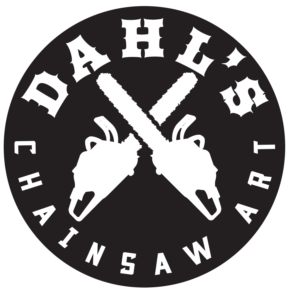 Dahl's Chainsaw Art Logo